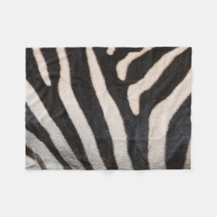 ZEBRA SKIN FLEECE BLANKET