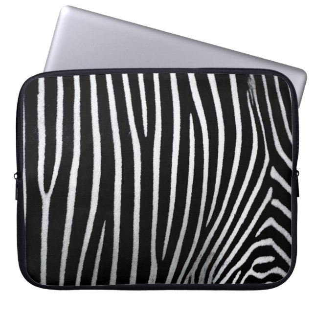 Zebra Skin Laptop Sleeve (Front)