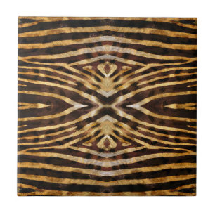 Zebra Skin Pattern Ceramic Tile