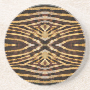 Zebra Skin Pattern Coaster