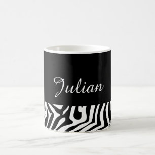 Zebra skin pattern coffee mug