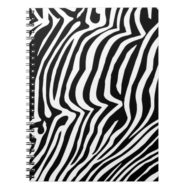 Zebra  skin pattern notebook (Front)