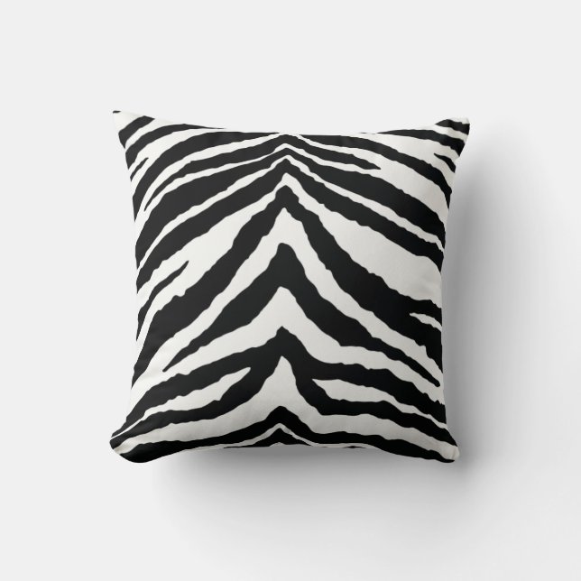 Zebra Skin Print Cushion (Front)