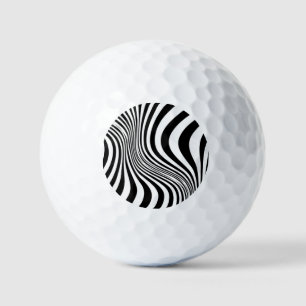 Zebra Skin Print Texture Pattern Golf Balls