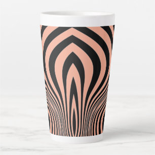 Zebra Skin Print Texture Pattern Latte Mug