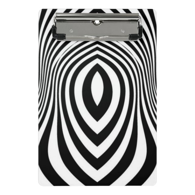 Zebra Skin Print Texture Pattern Mini Clipboard (Front)