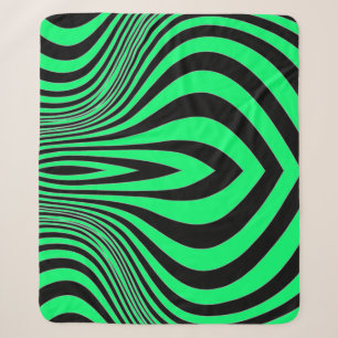 Zebra Skin Print Texture Pattern Sherpa Blanket