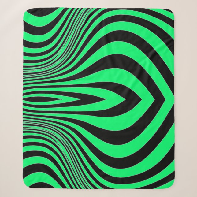 Zebra Skin Print Texture Pattern Sherpa Blanket (Front)
