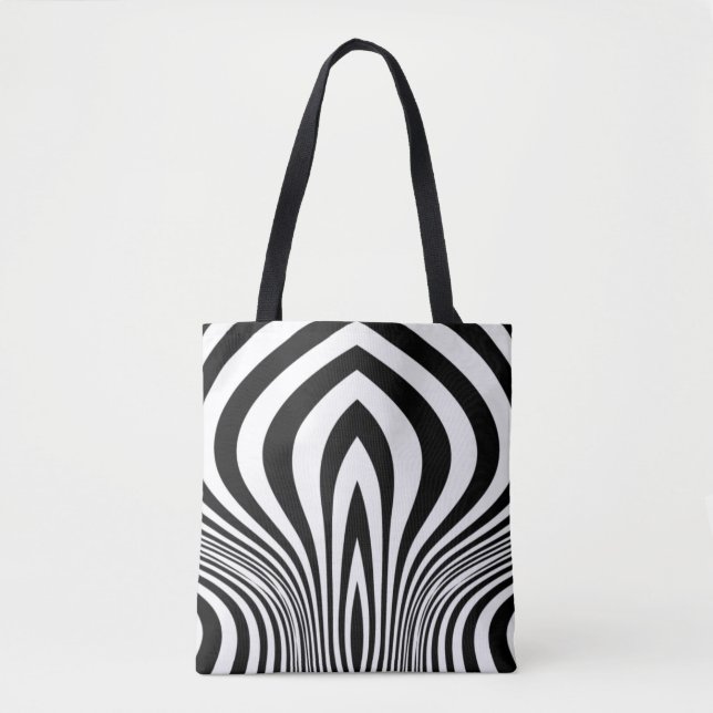 Zebra Skin Print Texture Pattern Tote Bag (Front)
