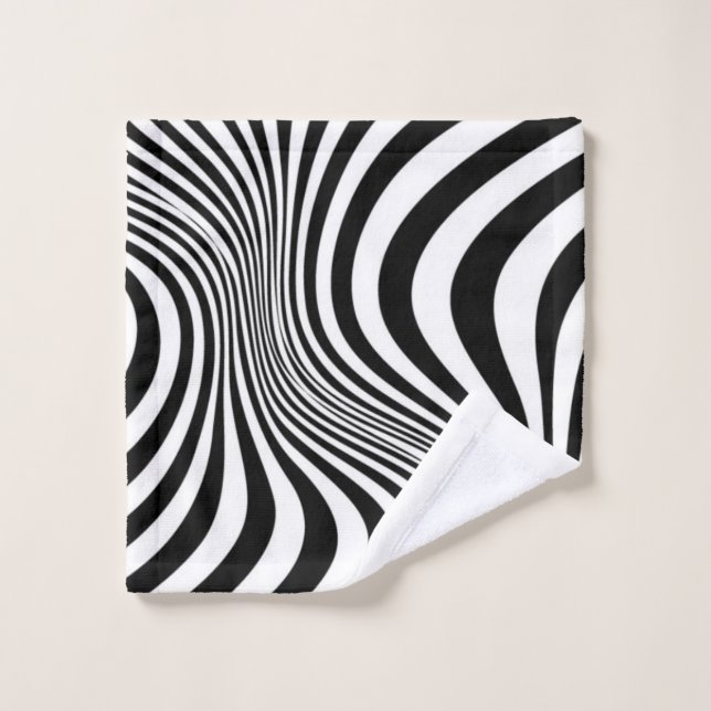 Zebra Skin Print Texture Pattern Wash Cloth (Wash Cloth)