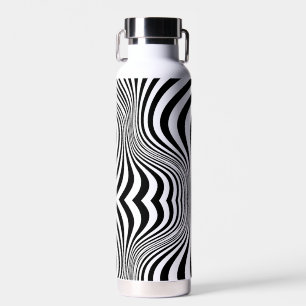 Zebra Skin Print Texture Pattern Water Bottle