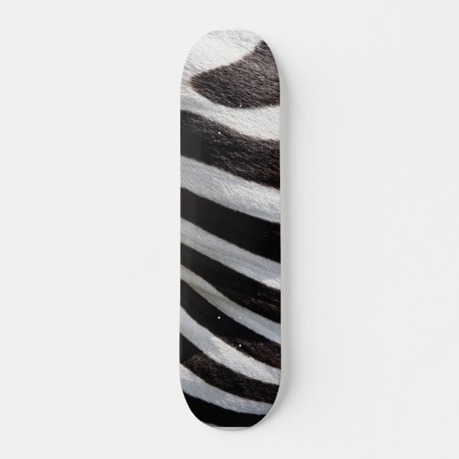 Zebra Skin Skateboard (Front)