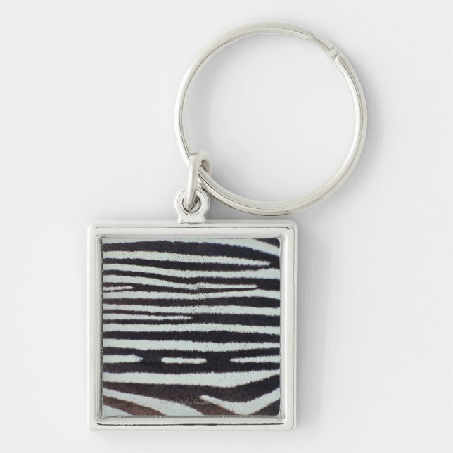 Zebra skin surface key ring (Front)