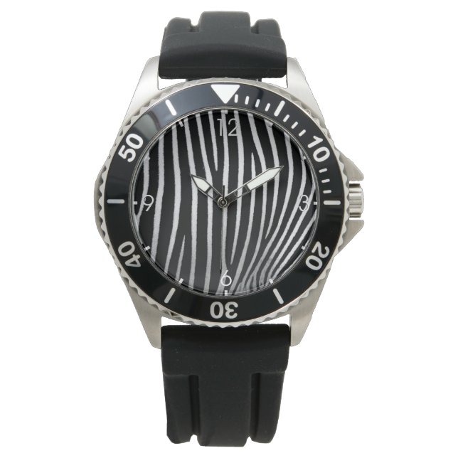 Zebra Skin Watch (Front)