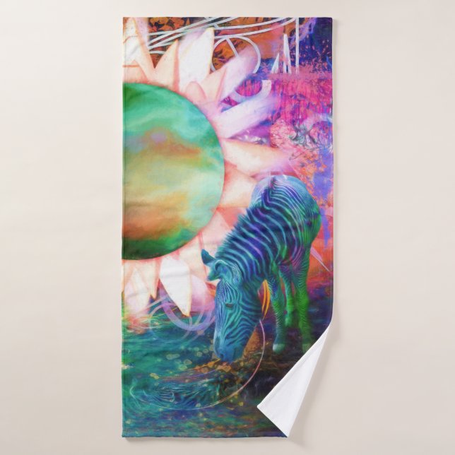 ZEBRA SPECTRUM PERSPECTIVE BATH TOWEL (Bath Towel)