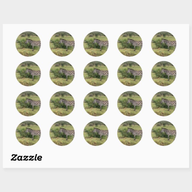 Zebra Stickers (Sheet)