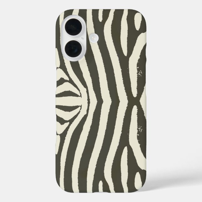 Zebra Stripe Animal Print Pattern Case-Mate iPhone Case (Back)