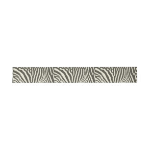 Zebra Stripe Animal Print Pattern Invitation Belly Band