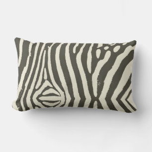 Zebra Stripe Animal Print Pattern Lumbar Cushion