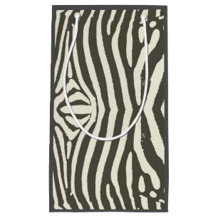 Zebra Stripe Animal Print Pattern Small Gift Bag