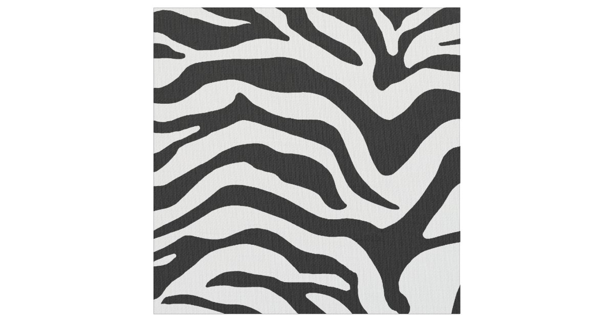 Zebra stripe fabric | Zazzle.com.au