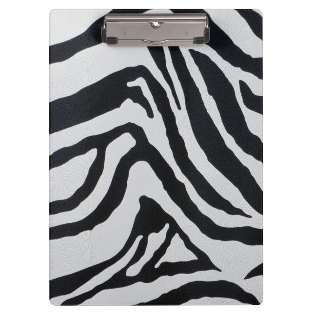 Zebra stripe pattern clipboard (Front)