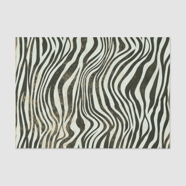 Zebra Stripe Tissue Paper (Front)