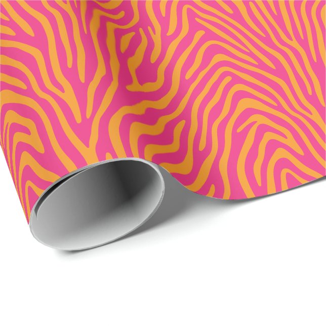 Zebra Striped Change to Any Colours Wrapping Paper (Roll Corner)