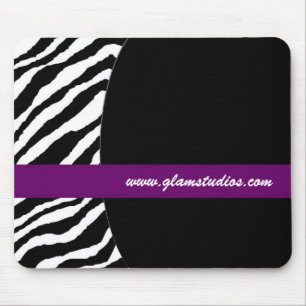 Zebra Striped Mousepad