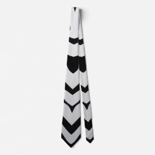 ZEBRA STRIPES ABSTRACT TIE