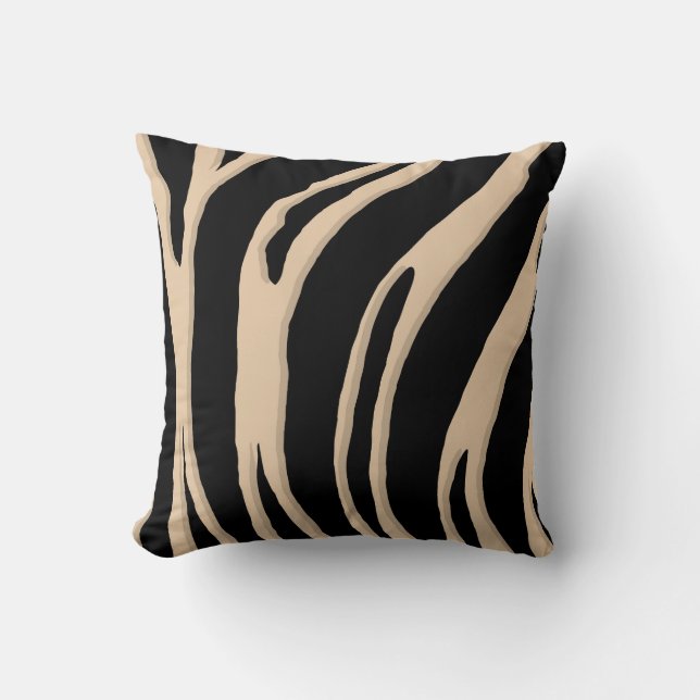 zebra, stripes, animal print pictures cushion (Front)