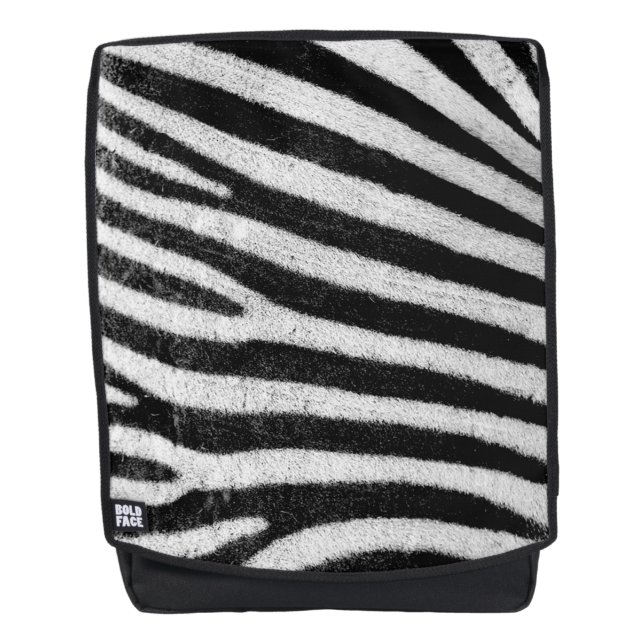 Zebra Stripes Backpack (Front)