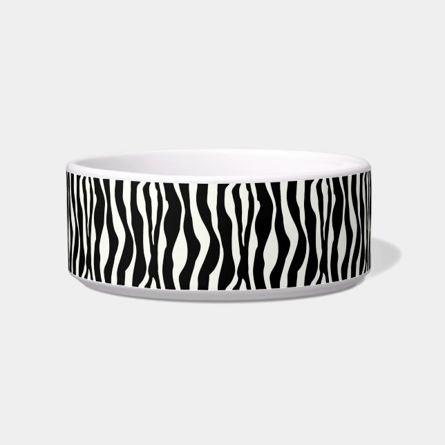 Zebra stripes - Black and White Bowl (Left)