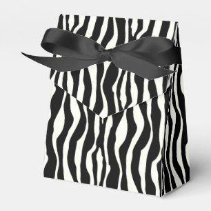Zebra stripes - Black and White Favour Box