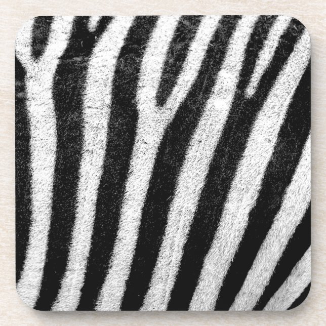 zebra Stripes Coaster (Front)