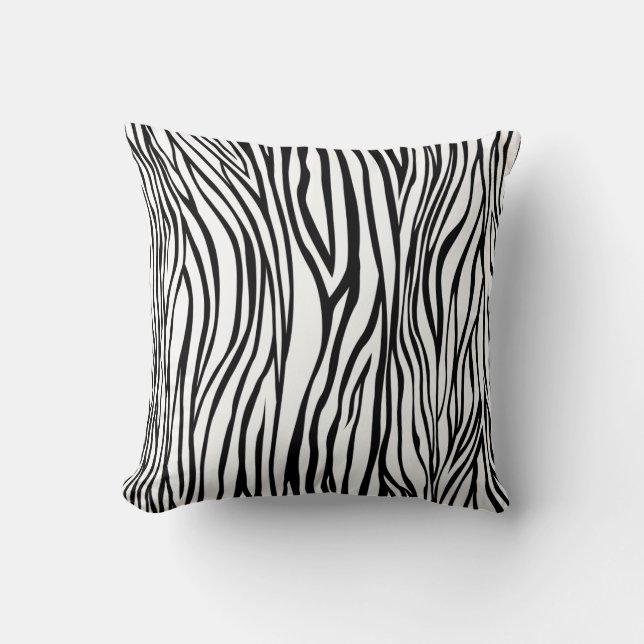 Zebra Stripes Cushion (Front)