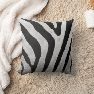 "Zebra Stripes" Decorative Throw Pillow