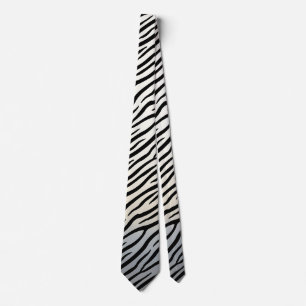Zebra Stripes Exotic Animal Print Tie