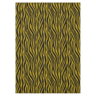 Zebra Stripes in Safari Black and Brown  Tablecloth