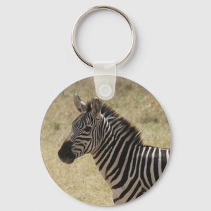 zebra stripes key ring