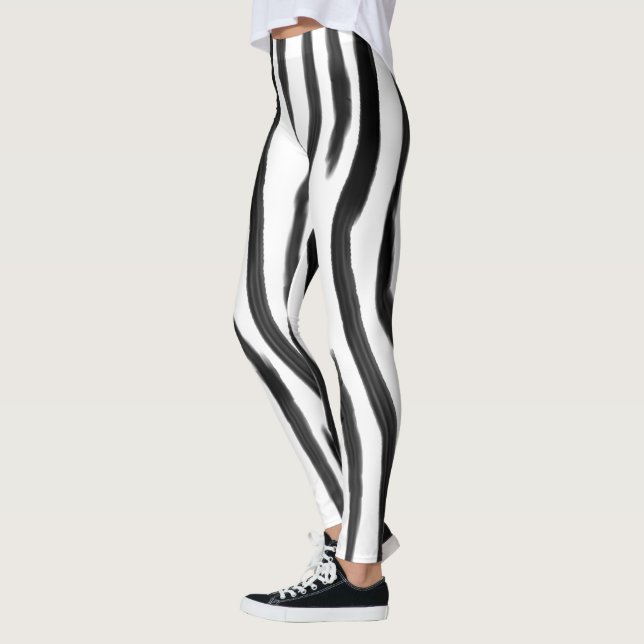Zebra Stripes Leggings (Left)