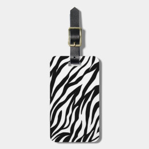 Zebra Stripes Luggage Tag
