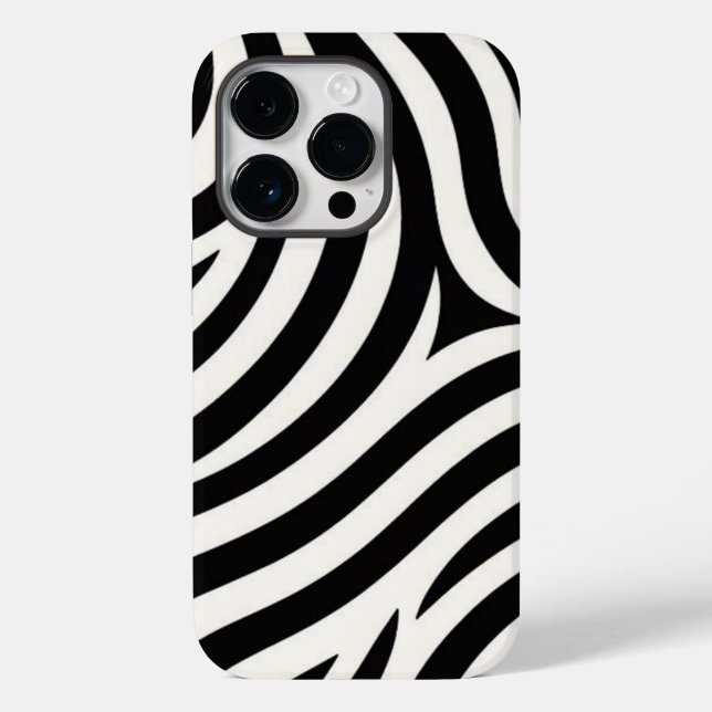 Zebra Stripes Modern Print  Case-Mate iPhone Case (Back)
