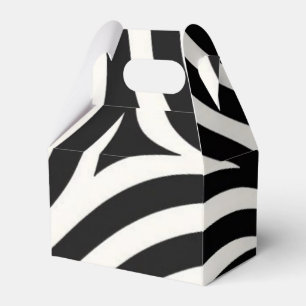Zebra Stripes Modern Print Favour Box