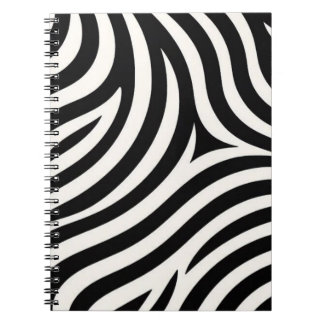 Zebra Stripes Modern Print  Notebook