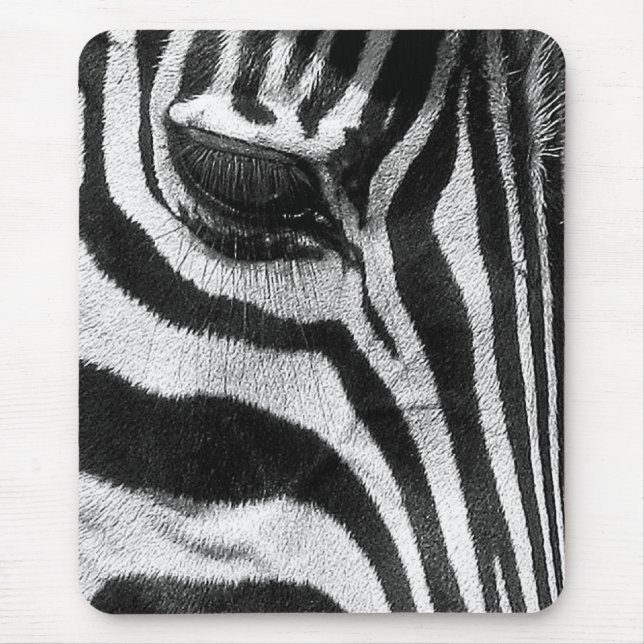 Zebra Stripes Mouse Pad (Front)