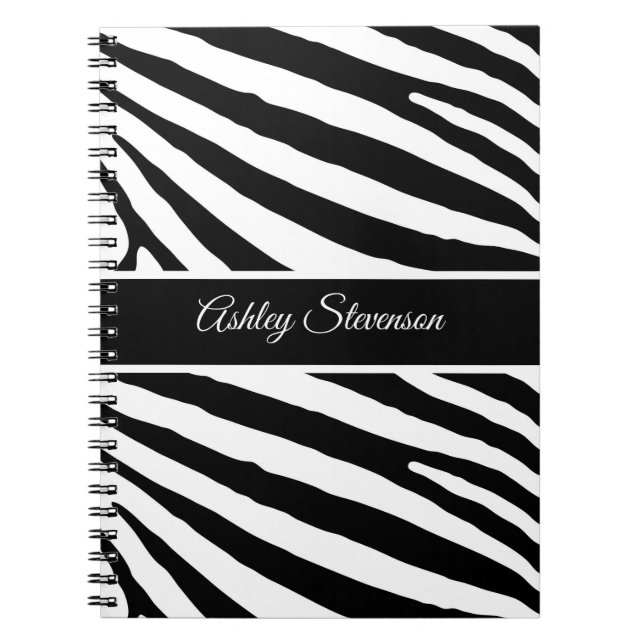Zebra Stripes Notebook (Front)