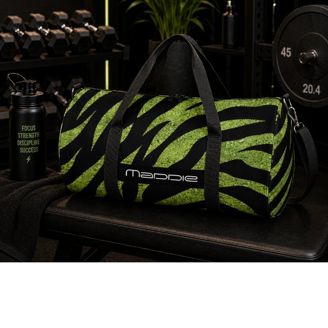 Zebra Stripes Pattern  Duffle Bag (Creator Uploaded)