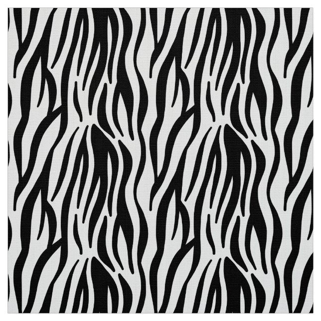 Zebra Stripes Pattern Fabric (Swatch)