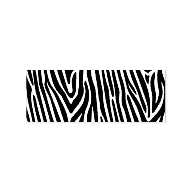 Zebra Stripes Pattern Thunder_Cove Rubber Stamp (Imprint)